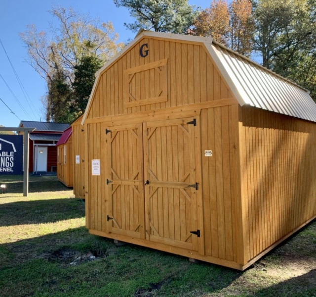 #1 Storage Sheds Charleston SC | Lofted Barn Shed 8 x 12 | Barn Cabin