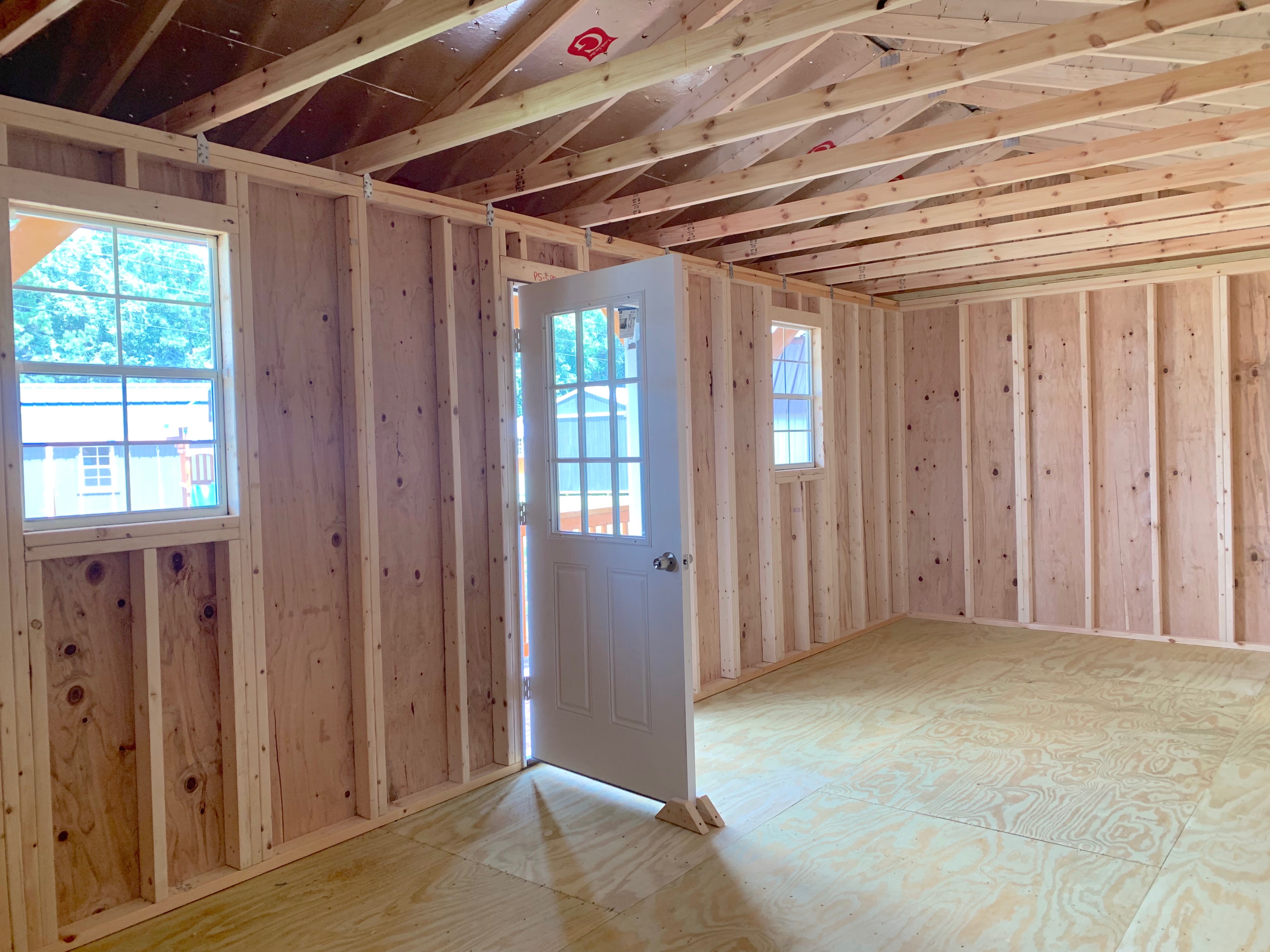 16x24 side porch cabin - ravenel buildings