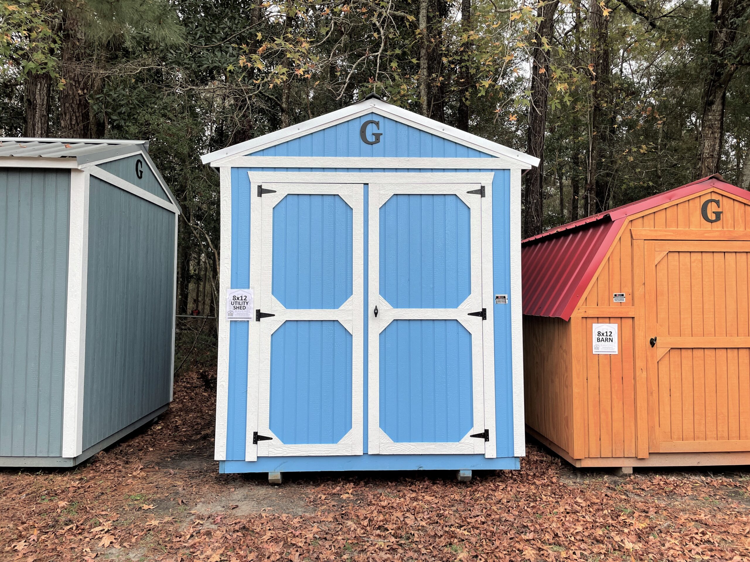 10x16 Lofted Barn shingle roof - Ravenel Buildings