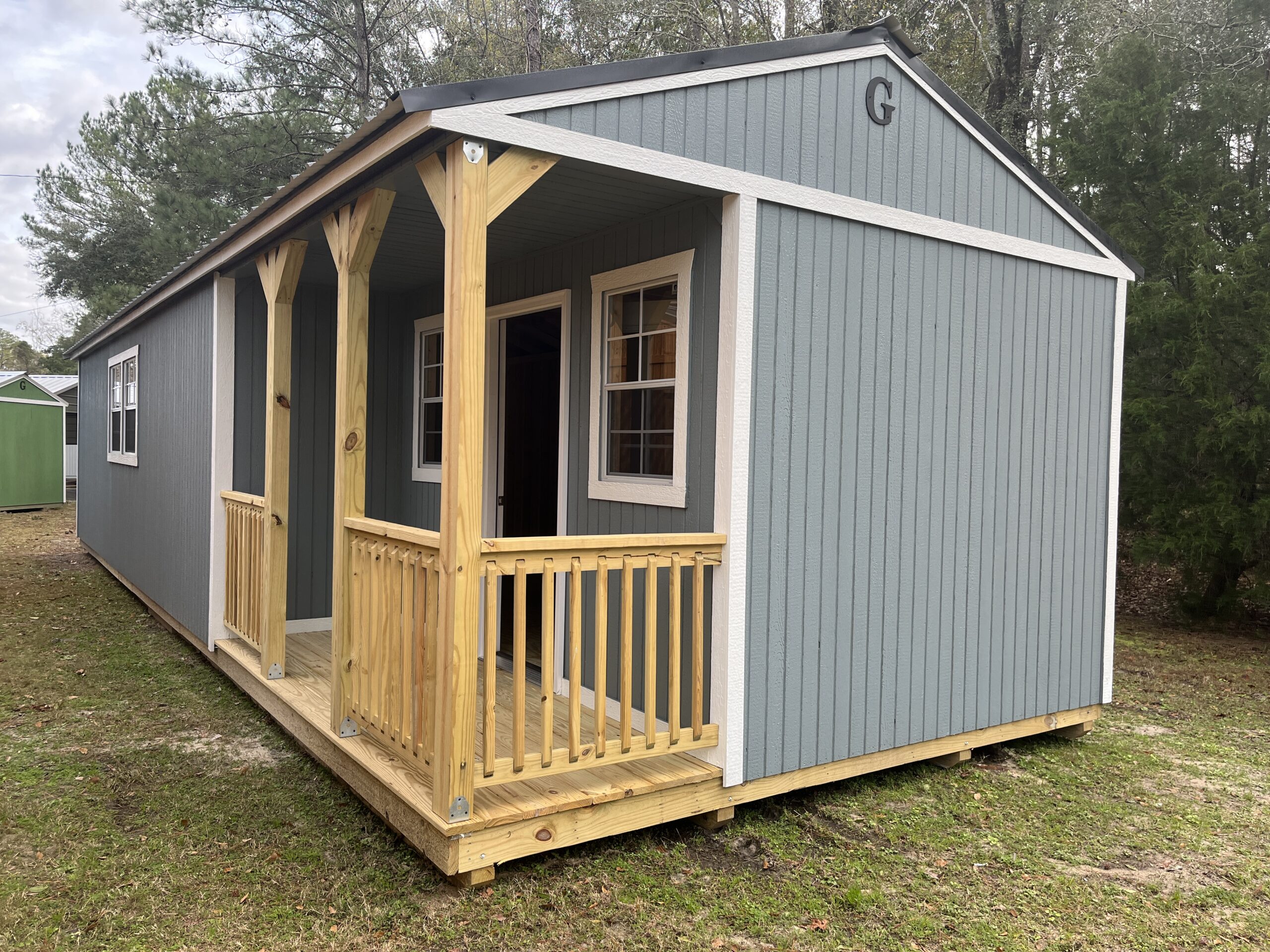 16×24 Side Porch Cabin