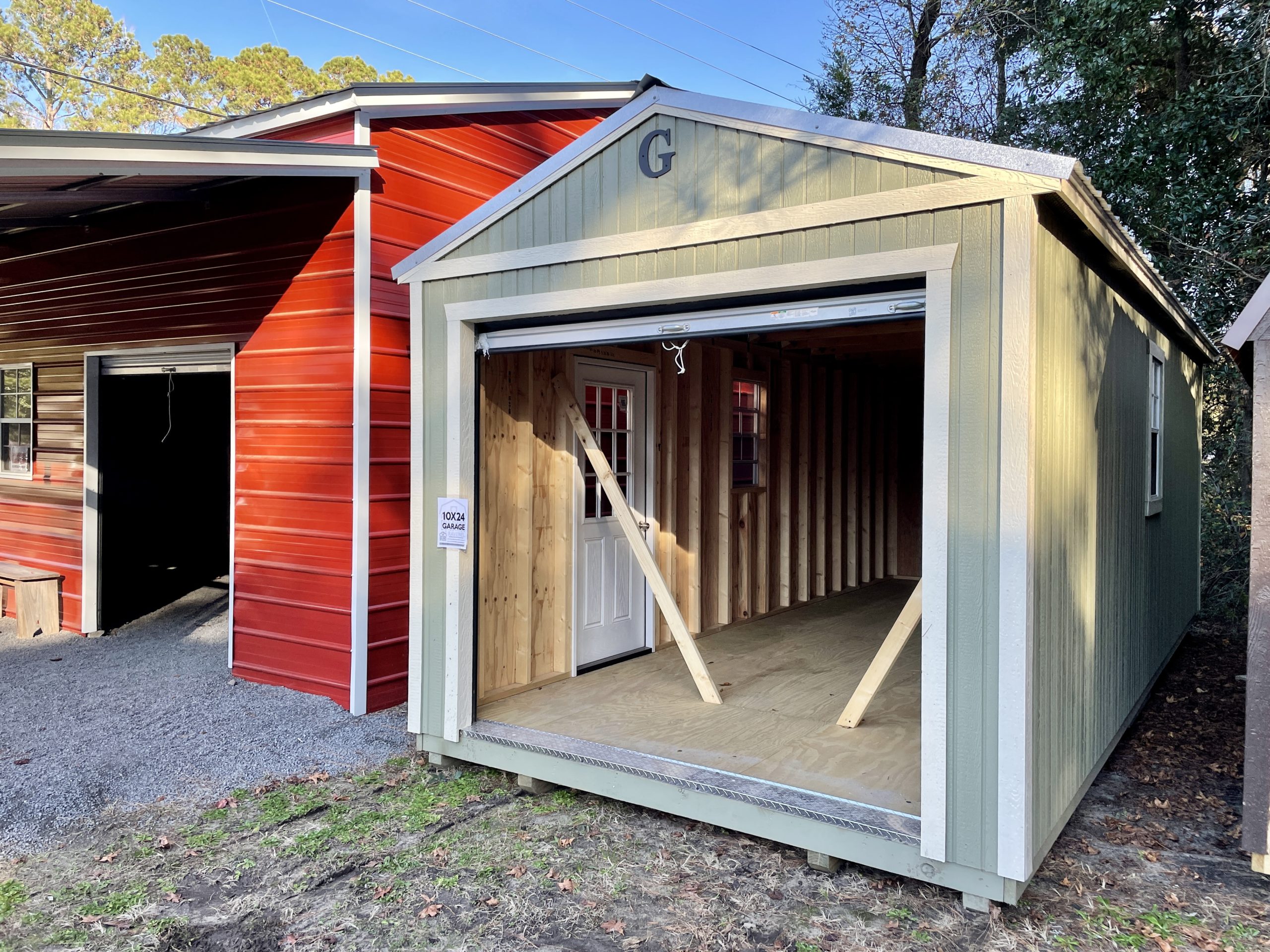 12×20 Lofted Barn Garage