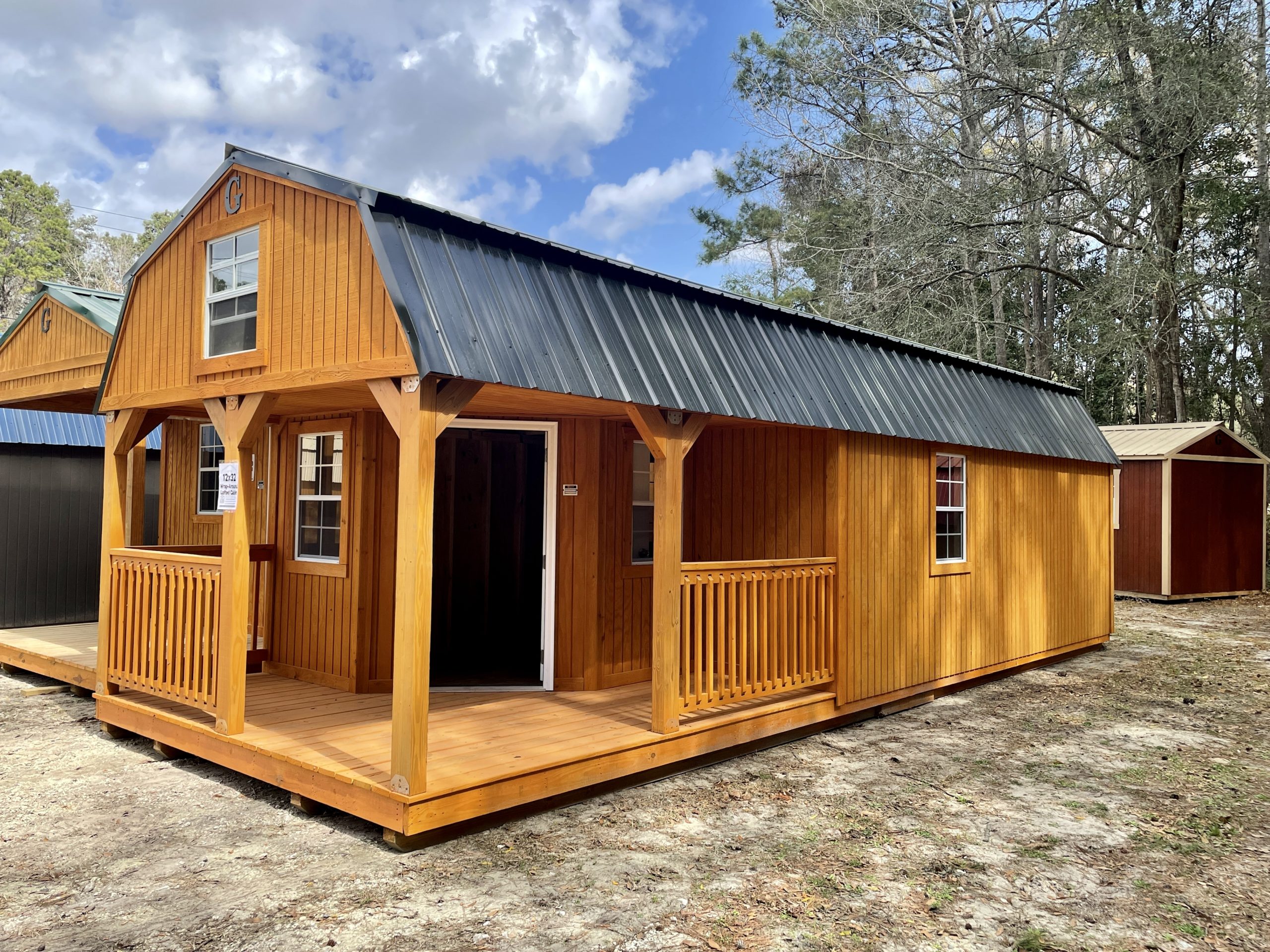 16×24 Side Porch Cabin
