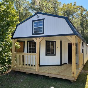 14x40 Wrap Around Lofted Barn Cabin